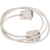 Resim Crackedice 1.4m Rs232 Db9 9 Pin Erkek - Vga Video 15 Pin Erkek Adaptörü Açık Gri 