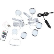 Resim 12 V Led Gömme Downlight İç Led Spot Işıklar 6 Paket 