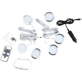Resim 12 V Led Gömme Downlight İç Led Spot Işıklar 6 Paket 