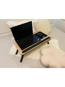 Resim Axolotl Supplyplus safir Tablet Telefon Bölmeli Ayaklı ve Minderli Laptop Sehpası Bilgisayar Çalışma Masası 