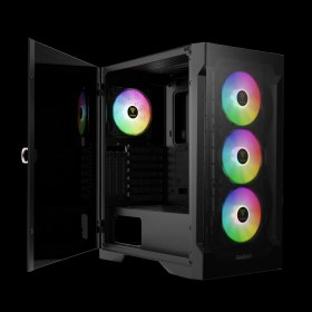 Resim Gamdıas Talos E2 Elite, 850w, Tempered Glass, Argb, 80+ Bronze, Atx Gamıng Kasa 