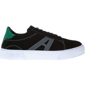 Resim Aeropostale Siyah Erkek Deri Sneaker - BONAR 