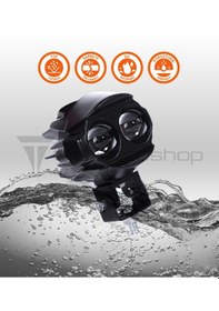 Resim Double Eye 15,000 Lümen Sarı/beyaz Çift Renk Motosiklet Sis Farı 