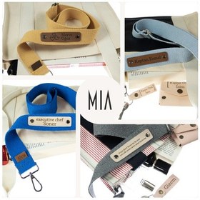 Resim Miaju Açık Kahve Renk, Şık Tasarımlı Adınıza Özel Crossbody Çanta Omuz Askısı, 120 Cm Tasarım Hediyelik Açık Kahve 