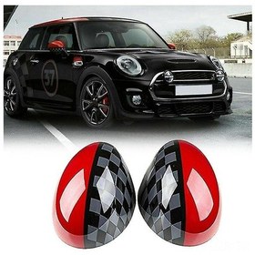 Resim Mini Cooper Hardtop F54 F55 Jcw Tarzı Yan Aynası Kapağı 