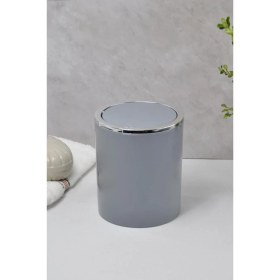 Resim Gri Çöp Kovası 2 Lt, Pratik ve Şık Ev ve Ofis Kullanımı 