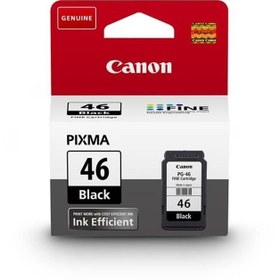 Resim Canon PG-46 Black Siyah Mürekkep Kartuş E404-414-474 E3140 