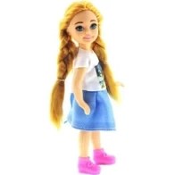Resim SDT Group Baonier Kumsal Tshirt 14 cm Sarışın Tekli Kız Bebek 