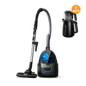 Resim Philips FC9332/07 PowerPro City Toz Torbasız Elektrikli Süpürge+PhilipsDaily Collection Çay Makinesi 