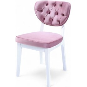 Resim Boston Sandalye - Babyface Lila - Beyaz Gürgen İskelet 