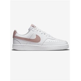 Resim Nike Beyaz Kadın Sneaker Court Vision Lo Dh3158-102 Beyaz-pembe Beyaz - Pembe 