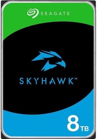 Resim Seagate Skyhawk ST8000VX010 3.5" 8 TB 5400 RPM 256 MB SATA 3 HDD 