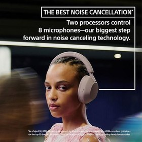 Resim Sony WH 1000XM5 Gürültü Önleyici Kablosuz Kulaklık 30 saat pil ömrü Aşırı kulak stili Alexa ve Google Asistan için optimize edilmiştir, telefon görüşmeleri için dahili mikrofonlu, Gece Mavisi 