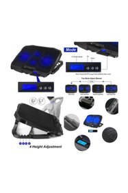 Resim Tastech Laptop Cooler S-18 4 Fanlı Işıklı 17 Inç Uyumlu Laptop Sogutucu 