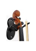 Resim Pazly Lemestar 2'li Keman-viyola Askılı Demir Stand - Siyah Siyah 