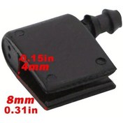 Resim Dashanshop Siyah 2 Delikli Oto Ön Cam Sileceği Püskürtücüsü Bahçe Temizleme Seti 