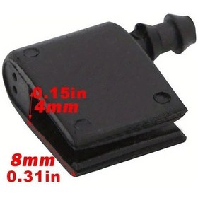 Resim Dashanshop Siyah 2 Delikli Oto Ön Cam Sileceği Püskürtücüsü Bahçe Temizleme Seti 