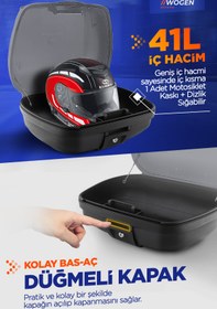 Resim WOGEN Wg41 Arka Çanta 41 Litre Sırt Dayamalı Premium (NARDO GRİ) 