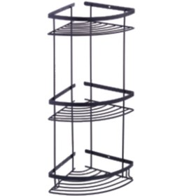 Resim Dibanyo Üçlü Şampuanlık Siyah Siyah 