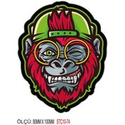 Resim PROMOT Motorsiklet Bisiklet Otomobil Kask Laptop Grenaj Marka Sticker 2 Adet 0074 