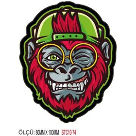 Resim PROMOT Motorsiklet Bisiklet Otomobil Kask Laptop Grenaj Marka Sticker 2 Adet 0074 