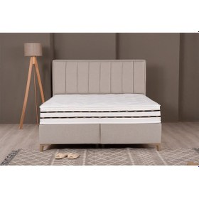 Resim Kilim Mobilya Comfort Lüks Sleepy Baza Başlık Ve Yatak Seti 150 x 200 Bej 