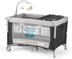 Resim Sleepside +Plus Anne Yanı Park Yatak Ve Oyun Parkı Siyah 