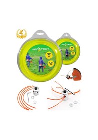 Resim Proxtech Hızlı Kesim 6 Köşeli Altıgen Misina 4,0 X 32 Metre + 