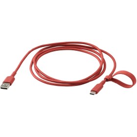Resim Hopdiye Ikea Lıllhult Usb-c - Usb Kablo, Kırmızı, 1.5 M 