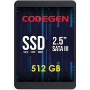 Resim CODEGEN 512gb Cdg-512gb-ssd25 500- 450mb/s Ssd Sata-3 Disk 
