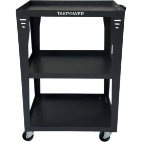 Resim Takpower TAR4414 3 Gözlü Çekmecesiz Parça Taşıma Arabası 