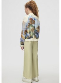 Resim Nk Kids 38812 Kız Çocuk Krem-mavi Forest Ceket Krem 