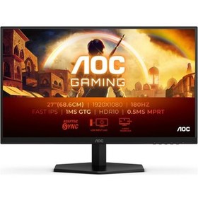 Resim Aoc 27G42E 27" 180Hz 0.5ms HDMI Dp Adaptivesync HDR10 Fhd Fast IPS Gaming Monitör 