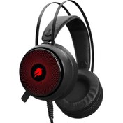 Resim GameBooster H12 Rebel RGB 7.1 Surround Gaming Kulaklık 