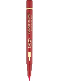 Resim Pretty Beauty Renkli Eyeliner Kalın Uç Pembe 