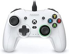 Resim RIG Nacon Revolution X Competition Grade Wired Controller for Xbox Series X|S, Xbox One, Windows 10, Windows 11 PCs with Hardware, Software Customization and 3D Surround Sound (White) 