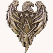 Resim Vintage Eagle Badge Metal Lapel Pin - Bronz Eagle Emblem ile Yıldız ve Ok Tasarımı, Dayanıklı Şapka ve Sırt Çantası Süslemesi, Açık Hava Aktiviteleri, Vatansever Etkinlikler ve Günlük Giyim için, Eagle Decor, Açık Hava Aksesuarı, Vatansever Aksesuar, İncelikli Detay 