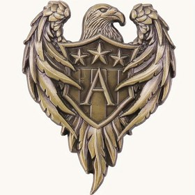 Resim Vintage Eagle Badge Metal Lapel Pin - Bronz Eagle Emblem ile Yıldız ve Ok Tasarımı, Dayanıklı Şapka ve Sırt Çantası Süslemesi, Açık Hava Aktiviteleri, Vatansever Etkinlikler ve Günlük Giyim için, Eagle Decor, Açık Hava Aksesuarı, Vatansever Aksesuar, İncelikli Detay 