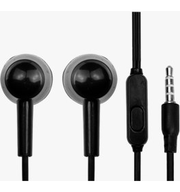 Resim Soultech Classic Kulakiçi Kablolu Comfort Kulaklık Siyah 