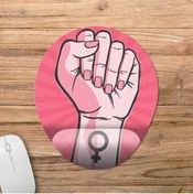 Resim Pixxa Feminizm - Kadın Hakları Bilek Destekli Mousepad Model - 3 Oval 
