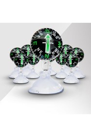 Resim Furens Araç Içi Vantuzlu Siyah Mini Pusula Seti Mini Pusula 