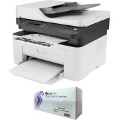 Resim HP MFP 137FNW 4ZB84A Lazer Yazıcı Chipli + Tam Dolu Pluscopy Tonerli 