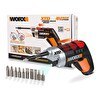 Resim Worx WX252 4V 1.5 aH Li-ion Şarjlı Tornavida - 10 Adet Bits Uç 