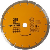 Resim Rotor Seramik Kesme Elmas Kesici Disk 230x2.6x10x22.23 ( Segmentli) - Seramik, Taş ve Mermer kesmek için 