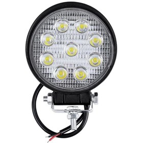 Resim 9 Led 27W Off Road Gündüz Farı Sis Çalışma Lambası Yuvarlak Kalın 