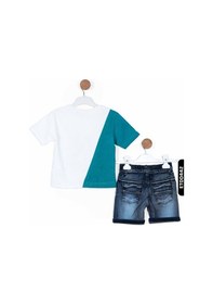 Resim Nasr Grub Xo Kids Erkek Çocuk Şort Takım 2-7 Yaş 3108 Turkuaz 