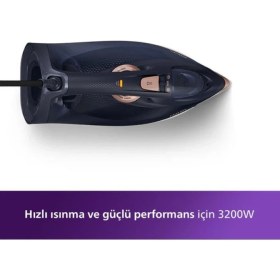 Resim Philips Azur 3200 W 7500 Serisi Premium Güçlü Performanslı Ütü - Yeni Seri 