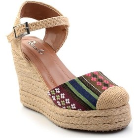 Resim Kilim Desenli Kadın Espadril K01874414604 Kilim Desenli 