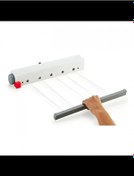 Resim Çek-as Duvar Tipi Pratik Metal Aksamlı Çamaşır Kurutma Askısı 