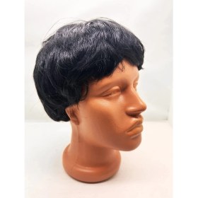 Resim Kuzgun Ticaret Siyah Renk Kısa Kesim Içi Astarlı Erkek Peruğu 